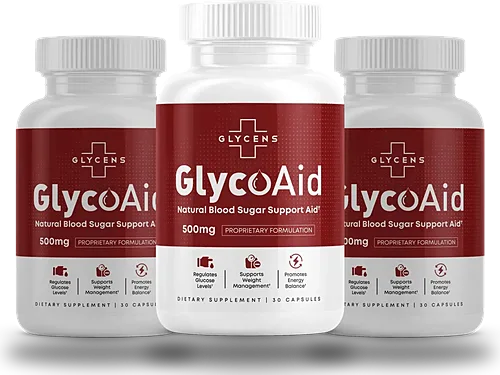 GlycoAid three bottle pack